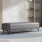 Cushioned Seating Bench Rectangle Entryway and Bedroom Bench , 16.5 inch Width Dark Gray Clearhalo 'Benches' 'Chairs & Seating' 'furn' 'furn_benches' 'Furniture' 'Living Room Furniture' 7131158