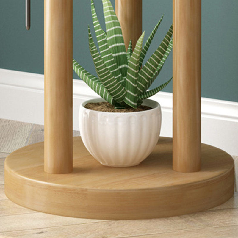 Mid Century Modern Hall Stand Wooden Hall Stand with Storage Shelf Organizer Clearhalo 'Entry & Mudroom Furniture' 'furn' 'furn_hall_tree_coat_racks' 'Furniture' 'Hall Trees & Coat Racks' 'hall_tree_coat_racks' 7131211