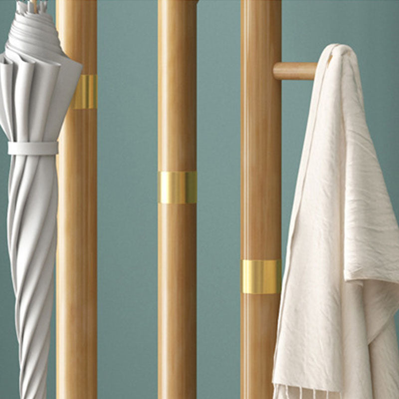 Mid Century Modern Hall Stand Wooden Hall Stand with Storage Shelf Organizer Clearhalo 'Entry & Mudroom Furniture' 'furn' 'furn_hall_tree_coat_racks' 'Furniture' 'Hall Trees & Coat Racks' 'hall_tree_coat_racks' 7131212