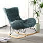 Modern Indoor Sofa Rocking Chair Nursery Rocking Chair with Ottoman Rocking Chair Dark Green Clearhalo 'Chairs & Seating' 'furn' 'furn_rocking_chairs' 'Furniture' 'Living Room Furniture' 'Rocking Chairs' 'rocking_chairs' 7131317