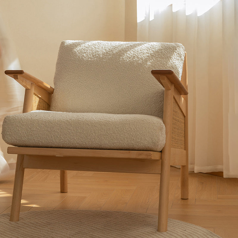 Modern Style Rattan Rocking Chair Indoor Sofa Rocking Chair for Break Clearhalo 'Chairs & Seating' 'furn' 'furn_rocking_chairs' 'Furniture' 'Living Room Furniture' 'Rocking Chairs' 'rocking_chairs' 7131331