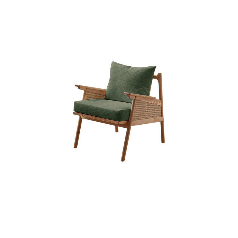 Modern Style Rattan Rocking Chair Indoor Sofa Rocking Chair for Break Green Clearhalo 'Chairs & Seating' 'furn' 'furn_rocking_chairs' 'Furniture' 'Living Room Furniture' 'Rocking Chairs' 'rocking_chairs' 7131332