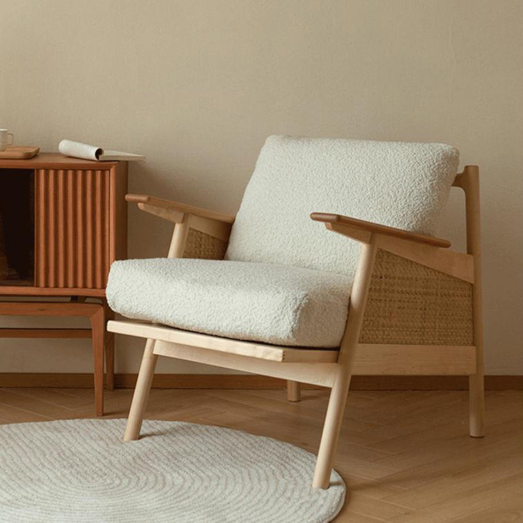 Modern Style Rattan Rocking Chair Indoor Sofa Rocking Chair for Break Clearhalo 'Chairs & Seating' 'furn' 'furn_rocking_chairs' 'Furniture' 'Living Room Furniture' 'Rocking Chairs' 'rocking_chairs' 7131335