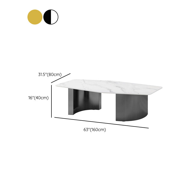 Zusammenfassung 1 Einzelkaffeetisch Stein Top Geometrischer Cocktailtisch