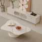 Modern Abstract Coffee Table with Storage Geometric Cocktail Table Clearhalo 'Coffee & Accent Tables' 'Coffee Tables' 'coffee_tables' 'furn' 'furn_coffee_tables' 'Furniture' 'Living Room Furniture' 7131447
