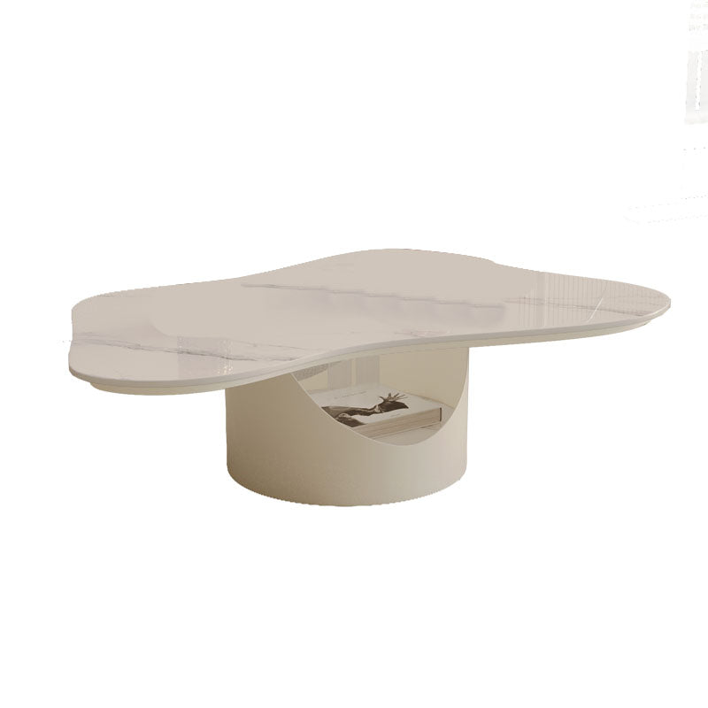 Modern Abstract Coffee Table with Storage Geometric Cocktail Table Clearhalo 'Coffee & Accent Tables' 'Coffee Tables' 'coffee_tables' 'furn' 'furn_coffee_tables' 'Furniture' 'Living Room Furniture' 7131448