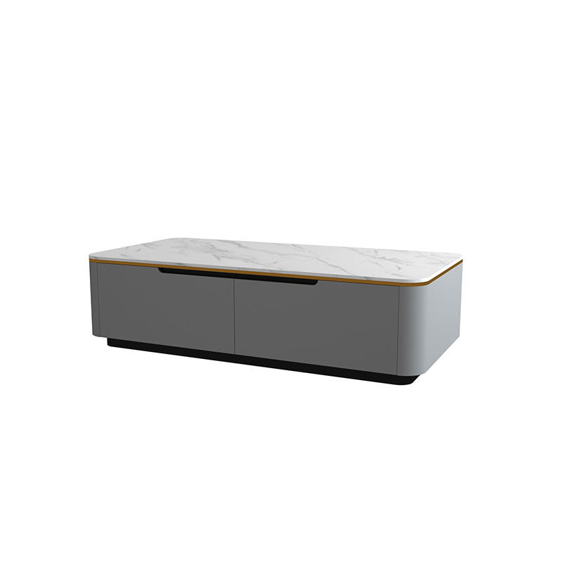 Block 1 tavolino singolo con cassetti Tavolino da cocktail moderno rettangolare