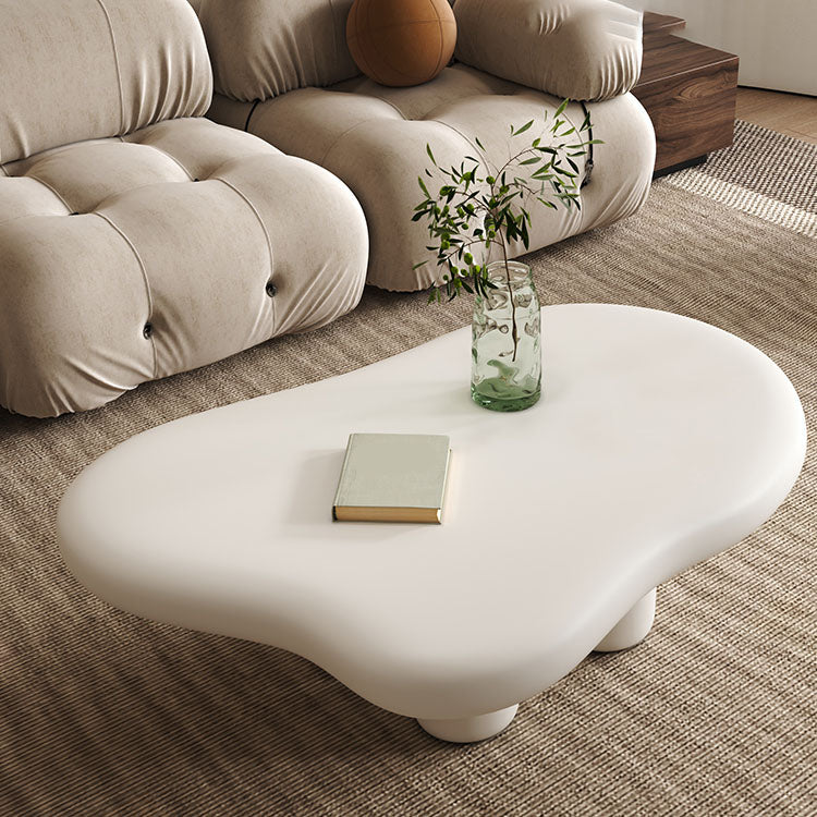 4 Legs Geometric Coffee Table Contemporary Manufactured Wood Cocktail Table Clearhalo 'Coffee & Accent Tables' 'Coffee Tables' 'coffee_tables' 'furn' 'furn_coffee_tables' 'Furniture' 'Living Room Furniture' 7131503