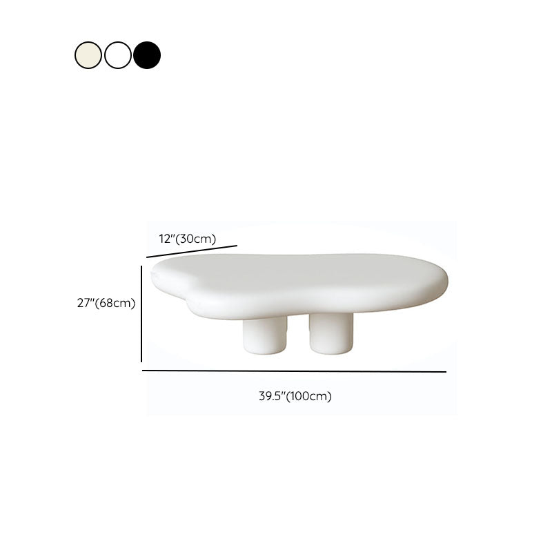 4 Legs Geometric Coffee Table Contemporary Manufactured Wood Cocktail Table Clearhalo 'Coffee & Accent Tables' 'Coffee Tables' 'coffee_tables' 'furn' 'furn_coffee_tables' 'Furniture' 'Living Room Furniture' 7131509