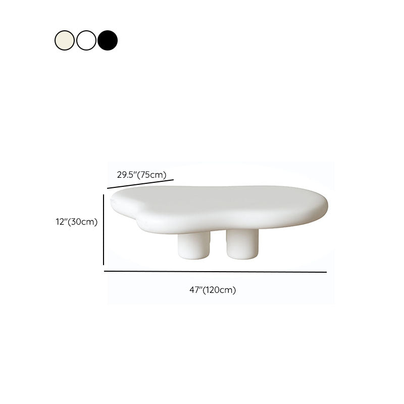 4 Legs Geometric Coffee Table Contemporary Manufactured Wood Cocktail Table Clearhalo 'Coffee & Accent Tables' 'Coffee Tables' 'coffee_tables' 'furn' 'furn_coffee_tables' 'Furniture' 'Living Room Furniture' 7131510
