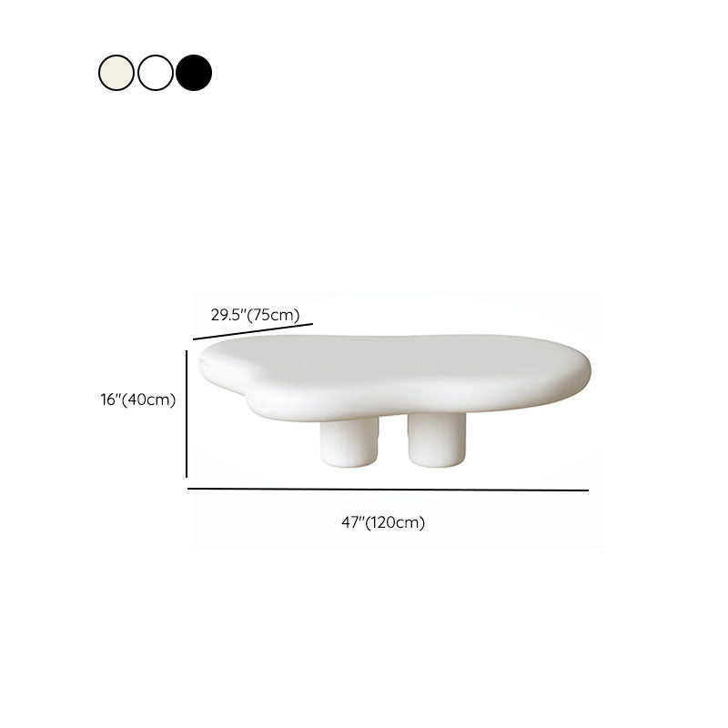 4 Legs Geometric Coffee Table Contemporary Manufactured Wood Cocktail Table Clearhalo 'Coffee & Accent Tables' 'Coffee Tables' 'coffee_tables' 'furn' 'furn_coffee_tables' 'Furniture' 'Living Room Furniture' 7131511