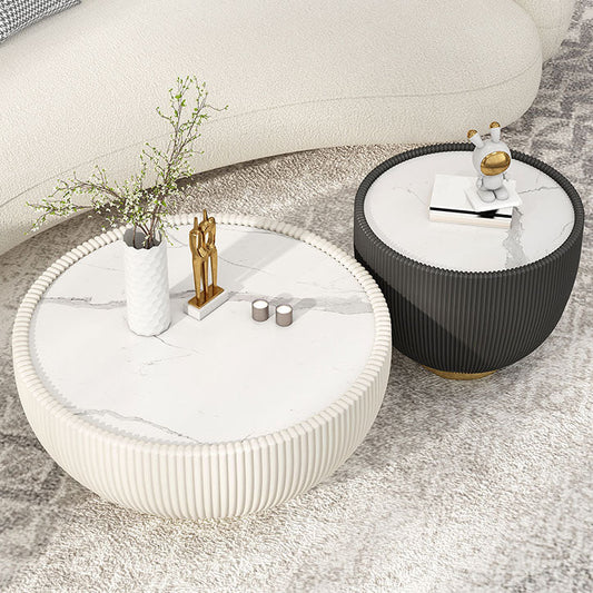 Mesa de café de estilo moderno Cóctel Top Cocktail de piedra