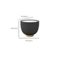 Moderne stijl ronde salontafel Stone Top koffiecocktailtafel