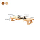 4 Legs Coffee Table Contemporary Rectangle Solid Wood Coffee Cocktail Table Clearhalo 'Coffee & Accent Tables' 'Coffee Tables' 'coffee_tables' 'furn' 'furn_coffee_tables' 'Furniture' 'Living Room Furniture' 7131939