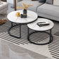 Frame Cocktail Table Slate Top Coffee or End Table with Storage Drawers