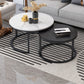 Frame Cocktail Table Slate Top Coffee or End Table with Storage Drawers
