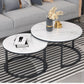 Frame Cocktail Table Slate Top Coffee or End Table with Storage Drawers