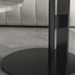 Pedestal Cocktail Table Contemporary Slate Top Coffee or End Table