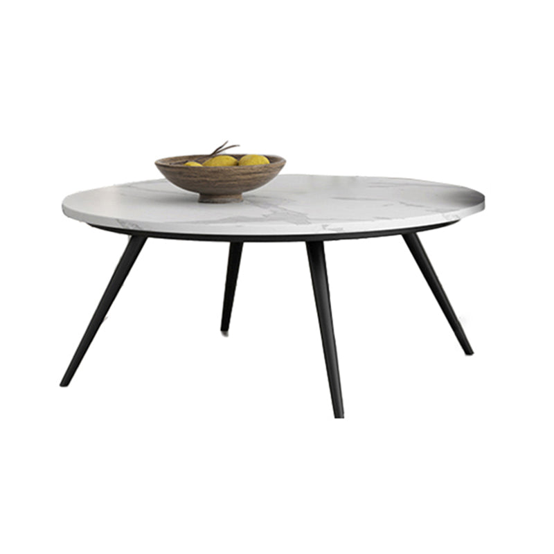 Slate Coffee Table Set Contemporary 4 Legs Coffee Cocktail Table White Clearhalo 'Coffee & Accent Tables' 'Coffee Tables' 'coffee_tables' 'furn' 'furn_coffee_tables' 'Furniture' 'Living Room Furniture' 7132094