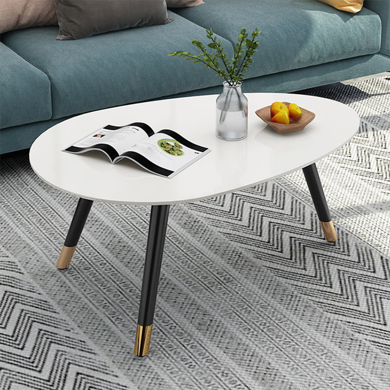 Ensemble de table basse contemporaine sans table basse en bois à 3 pieds pénibles