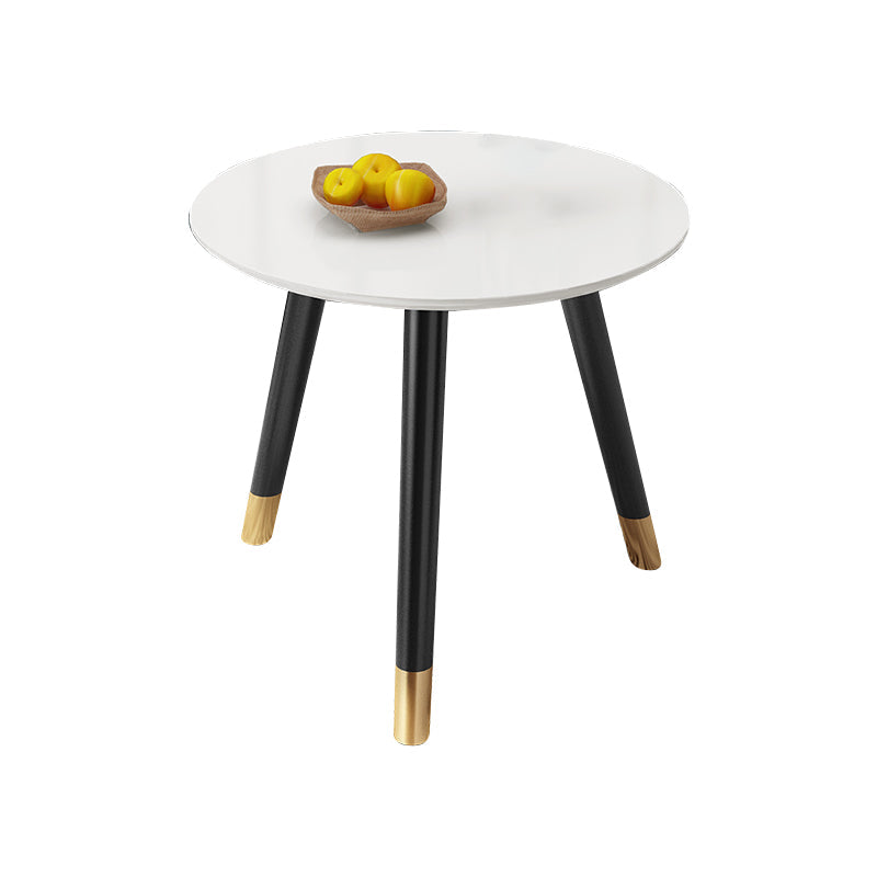 Ensemble de table basse contemporaine sans table basse en bois à 3 pieds pénibles