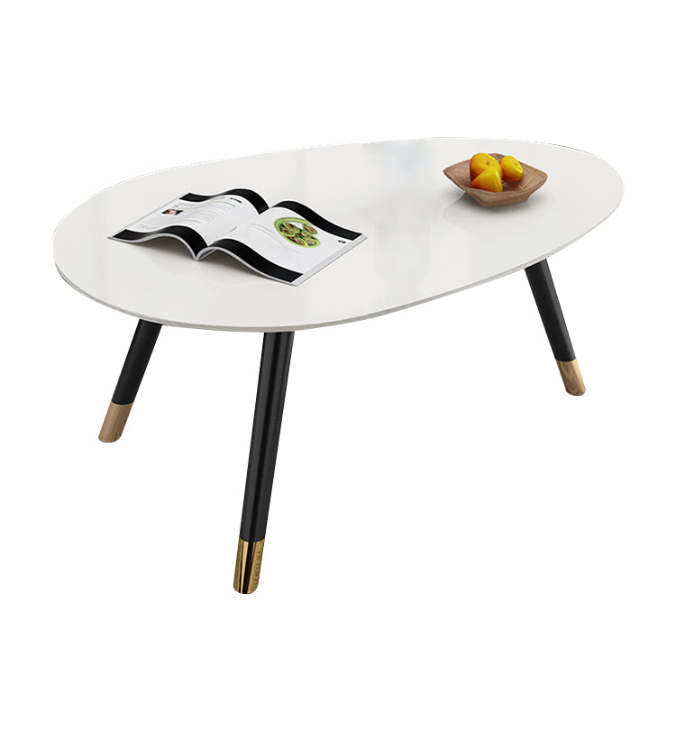 Ensemble de table basse contemporaine sans table basse en bois à 3 pieds pénibles