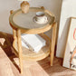 4 Legs Tropical Glass Coffee Table No Distressing Bunching Tables with Shelf Clearhalo 'Coffee & Accent Tables' 'Coffee Tables' 'coffee_tables' 'furn' 'furn_coffee_tables' 'Furniture' 'Living Room Furniture' 7132259