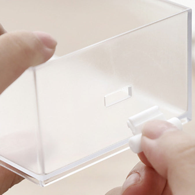 Archivo de cajones de archivos acrílicos modernos para el archivador para el hogar y la oficina