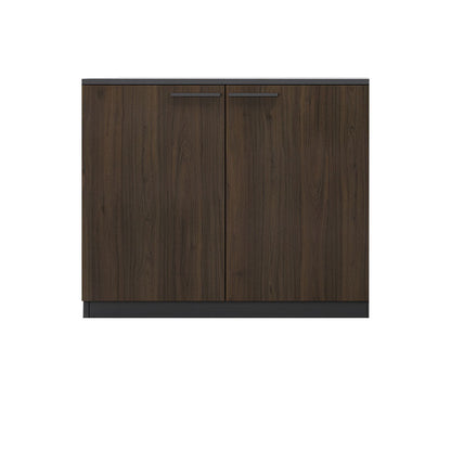 Modern Espresso File Cabinet Solid Wood Lateral File Cabinet with Storage Shelves Coffee 2 Clearhalo 'Filing Cabinets' 'filling_cabinets' 'furn' 'furn_filling_cabinets' 'Furniture' 'Office Furniture' 7132600