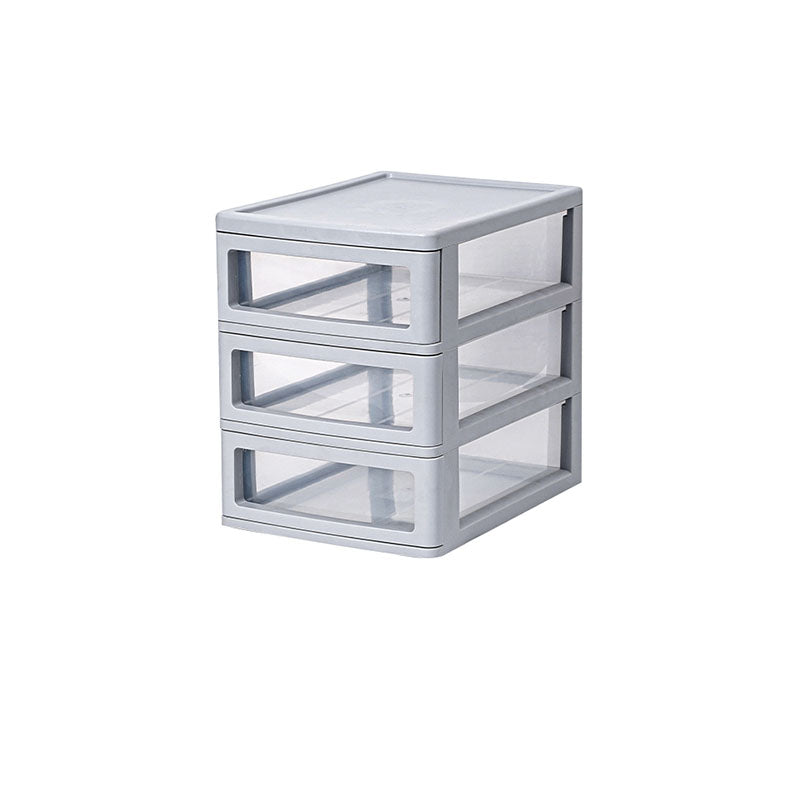 Archivo vertical moderno Babyet de color sólido Archivo de plástico con cajones