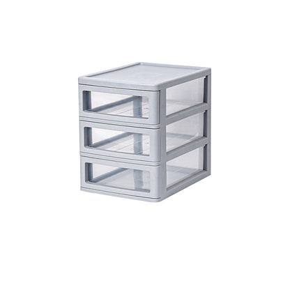 Archivo vertical moderno Babyet de color sólido Archivo de plástico con cajones