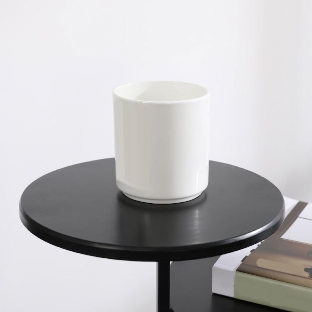 Tavolo da tavolo di accento in metallo contemporaneo comodino tavolo da notte di finitura antica