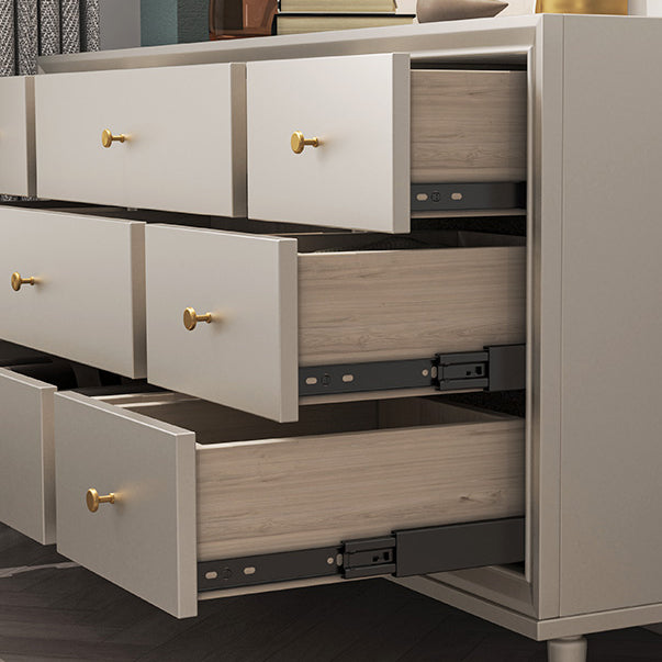 Modernisme Accenttafel Nachtkastje Opberglade Bed Nachtkastje met 8/9 laden voor thuis