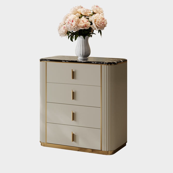 Classic Glam Storage Chest Dresser 5/4/6 Drawers Storage Chest , 17.55 Inch Width Khaki 4 Clearhalo 'Bedroom Furniture' 'Dressers & Chests' 'dressers_chests' 'furn' 'furn_dressers_chests' 'Furniture' 7133971