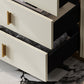 Classic Glam Storage Chest Dresser 5/4/6 Drawers Storage Chest , 17.55 Inch Width Clearhalo 'Bedroom Furniture' 'Dressers & Chests' 'dressers_chests' 'furn' 'furn_dressers_chests' 'Furniture' 7133979