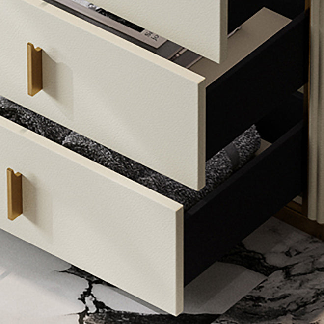 Classic Glam Storage Chest Dresser 5/4/6 Drawers Storage Chest , 17.55 Inch Width Clearhalo 'Bedroom Furniture' 'Dressers & Chests' 'dressers_chests' 'furn' 'furn_dressers_chests' 'Furniture' 7133979