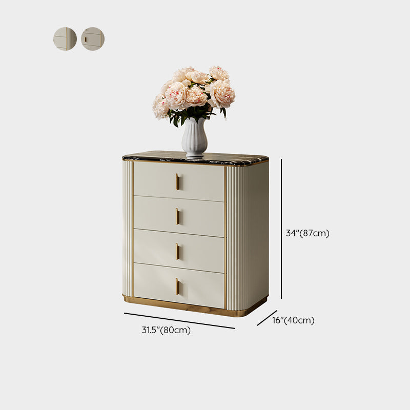 Classic Glam Storage Chest Dresser 5/4/6 Drawers Storage Chest , 17.55 Inch Width Clearhalo 'Bedroom Furniture' 'Dressers & Chests' 'dressers_chests' 'furn' 'furn_dressers_chests' 'Furniture' 7133981