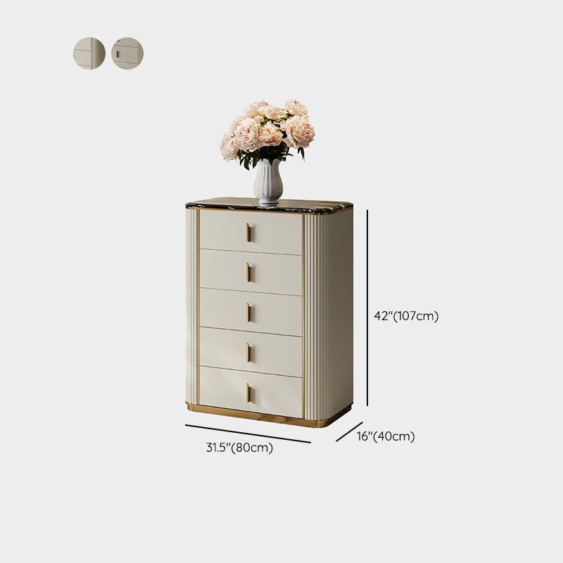 Classic Glam Storage Chest Dresser 5/4/6 Drawers Storage Chest , 17.55 Inch Width Clearhalo 'Bedroom Furniture' 'Dressers & Chests' 'dressers_chests' 'furn' 'furn_dressers_chests' 'Furniture' 7133982