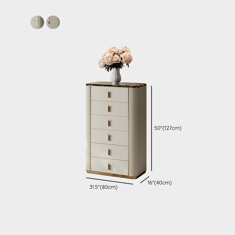 Classic Glam Storage Chest Dresser 5/4/6 Drawers Storage Chest , 17.55 Inch Width Clearhalo 'Bedroom Furniture' 'Dressers & Chests' 'dressers_chests' 'furn' 'furn_dressers_chests' 'Furniture' 7133983