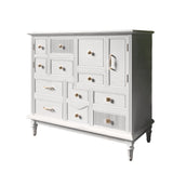 Traditional Storage Chest Solid Wood Dresser with Drawers , 14.04 Inch Width