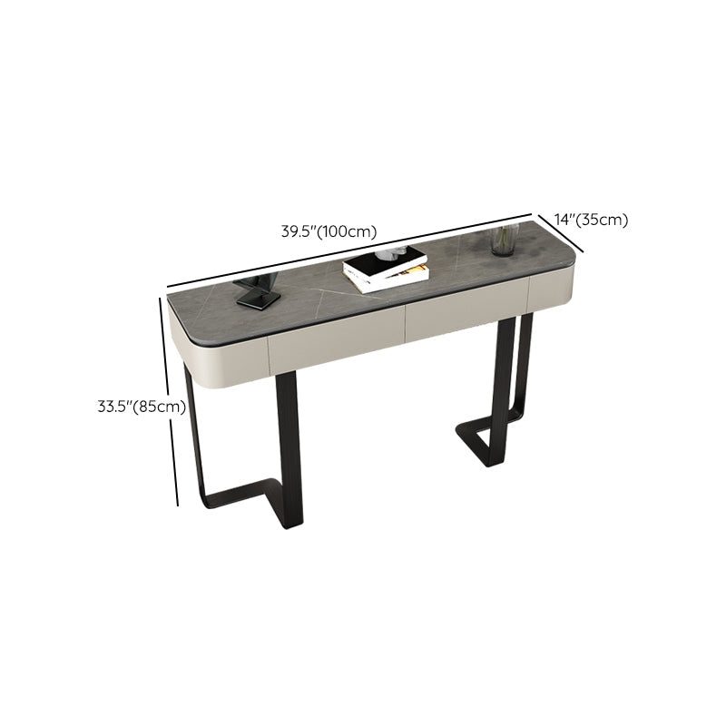 Console Tables Glam Style Sofa Console Sofa Table , 33.5 inch High Hall