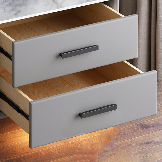 Zeitgenössischer Nachttisch Speicherakzentisch Nachttisch mit 2/3 Schubladen für Zuhause