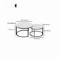 Frame Cocktail Table Slate Top Coffee or End Table with Storage Drawers