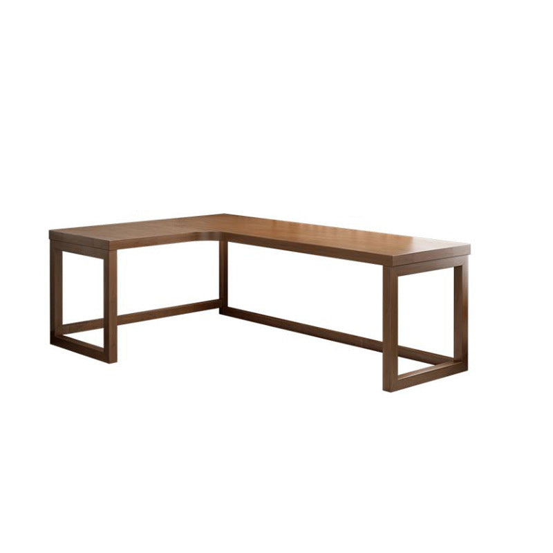 Modern Solid Wood Corner Writing Desk Sled Base 29.53-inch Tall Office Desk Left Hand Return Clearhalo 'furn' 'furn_office_desk' 'Furniture' 'Office Desks' 'Office Furniture' 'office_desk' 7134471