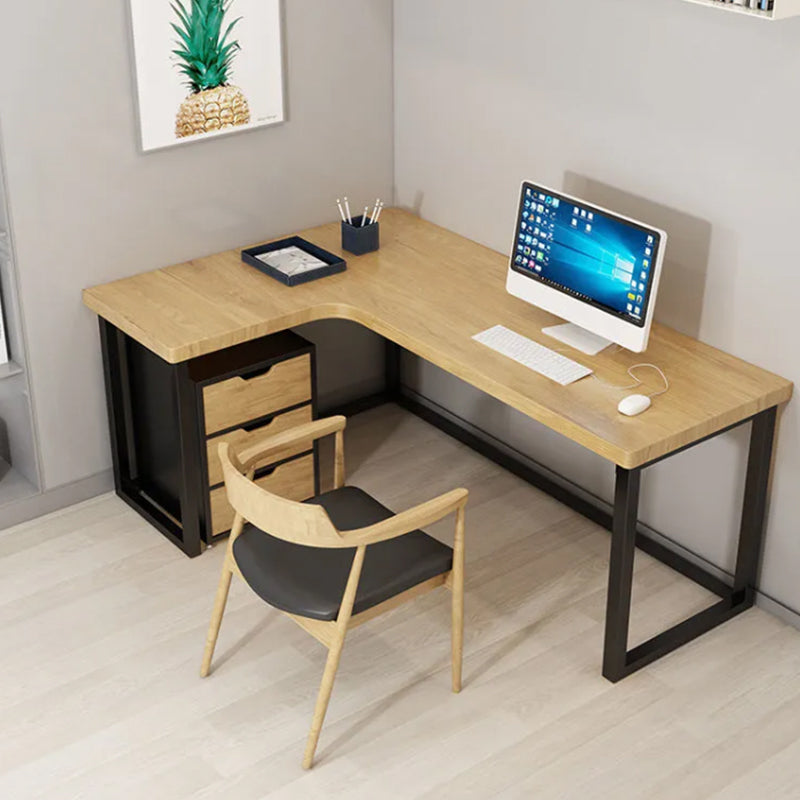 Modern Solid Wood Writing Desk Sled Base 29.53" Tall Office Desk (Drawers not Included) Clearhalo 'furn' 'furn_office_desk' 'Furniture' 'Office Desks' 'Office Furniture' 'office_desk' 7134530