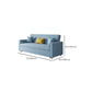 Scandinavian Futon Sofa Bed Upholstered Cushion Back Square Arms Sleeper Sofa Clearhalo 'furn' 'furn_futons' 'Furniture' 'Futons & Daybeds' 'Futons' 'Living Room Furniture' 7134817