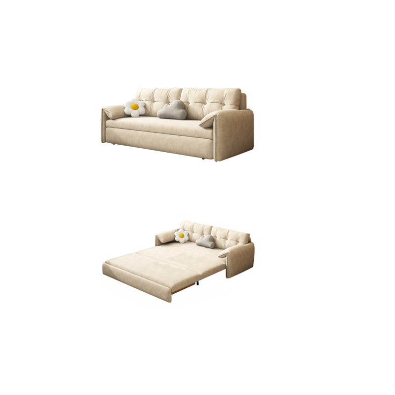 31 "幅のスカンジナビアソファ布団フェイクレザーホワイトスリーパーソファー