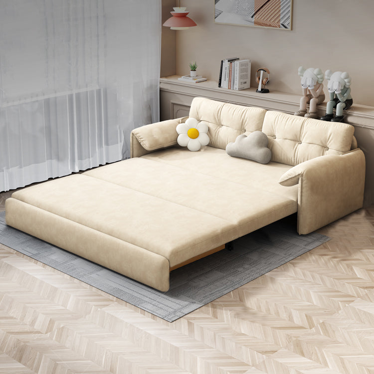 31 "幅のスカンジナビアソファ布団フェイクレザーホワイトスリーパーソファー