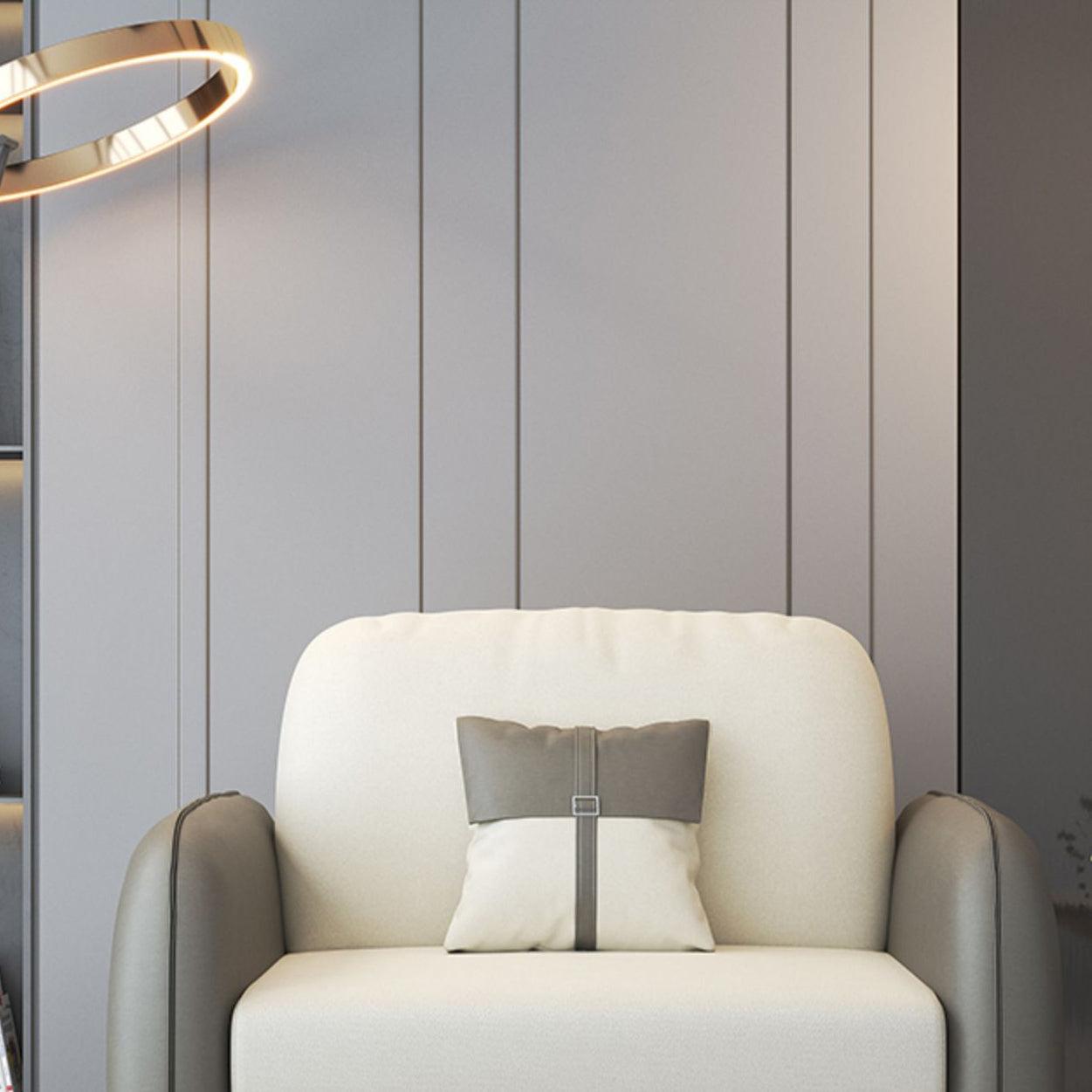 32" Wide Contemporary Sleeper Sofa Futon Faux Leather Sleeper Sofa Clearhalo 'furn' 'furn_futons' 'Furniture' 'Futons & Daybeds' 'Futons' 'Living Room Furniture' 7134954