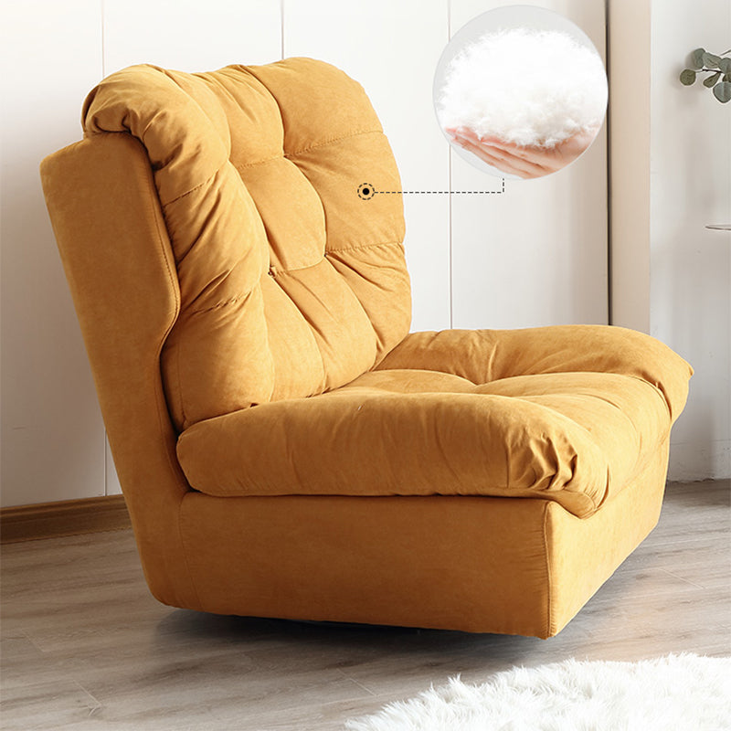 Contemporary Tufted Back Arm Chair Solid Color Armless Chair Clearhalo 'Accent Chairs' 'accent_chairs' 'Chairs & Seating' 'furn' 'furn_accent_chairs' 'Furniture' 'Living Room Furniture' 7135224